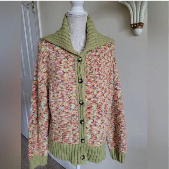 Anthropologie Native Youth Cypher Cardigan Oversized size XS - Picture 5 of 9